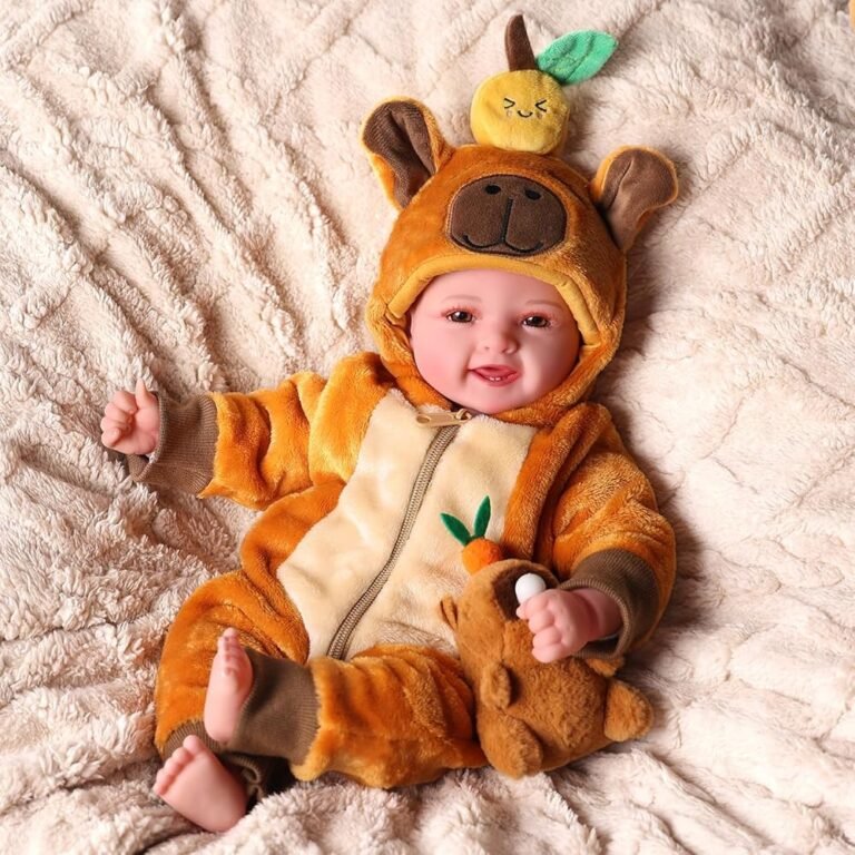 BABESIDE Baby Dolls, 17inch Large Realistic Cute Soft Body Baby Doll Real Life Baby Dolls with Accessories for 3+ Year Old Girls Gifts, Pretend Play, Collection