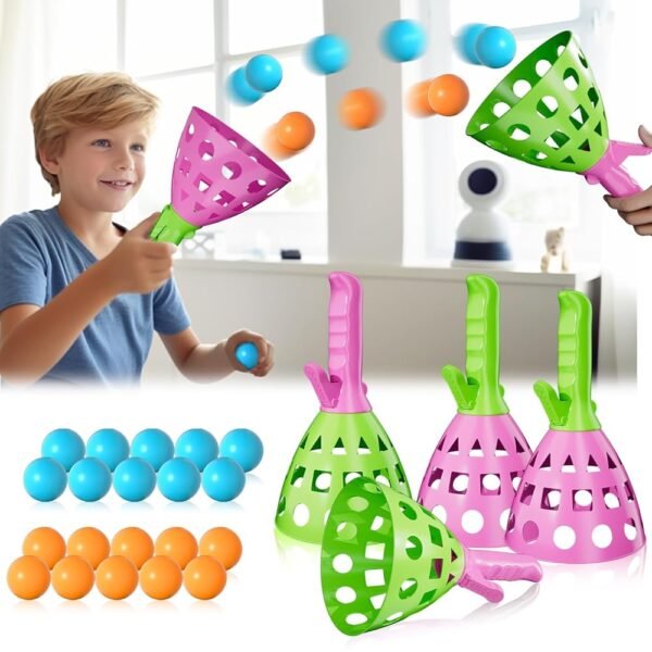 Bennol Outdoor Game Toys for Kids Boys with 20 Balls, Pop Pass Catch Ball Game Outside Toys Gifts for 3 4 5 6 7 8+ Year Old Boys Kids, Outside Outdoor Gifts for Ages 3-5 4-8