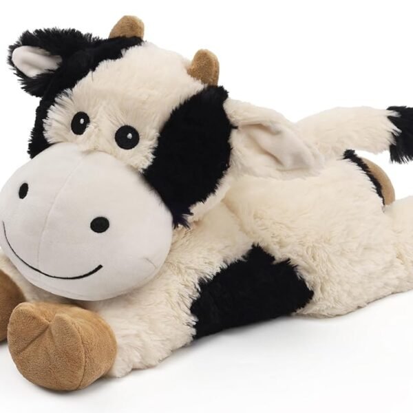 Cuckool Cow Stuffed Animals, Microwavable Stuffed Animals Adorable Fluffy Cow Plush for Warmth & Comfort, Heatable Coolable Lavender Scent Toys, Cute Soft Plushies Cow Gift for...