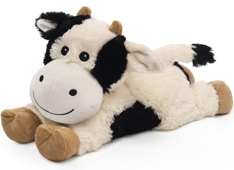 Cuckool Cow Stuffed Animals, Microwavable Stuffed Animals Adorable Fluffy Cow Plush for Warmth & Comfort, Heatable Coolable Lavender Scent Toys, Cute Soft Plushies Cow Gift for...